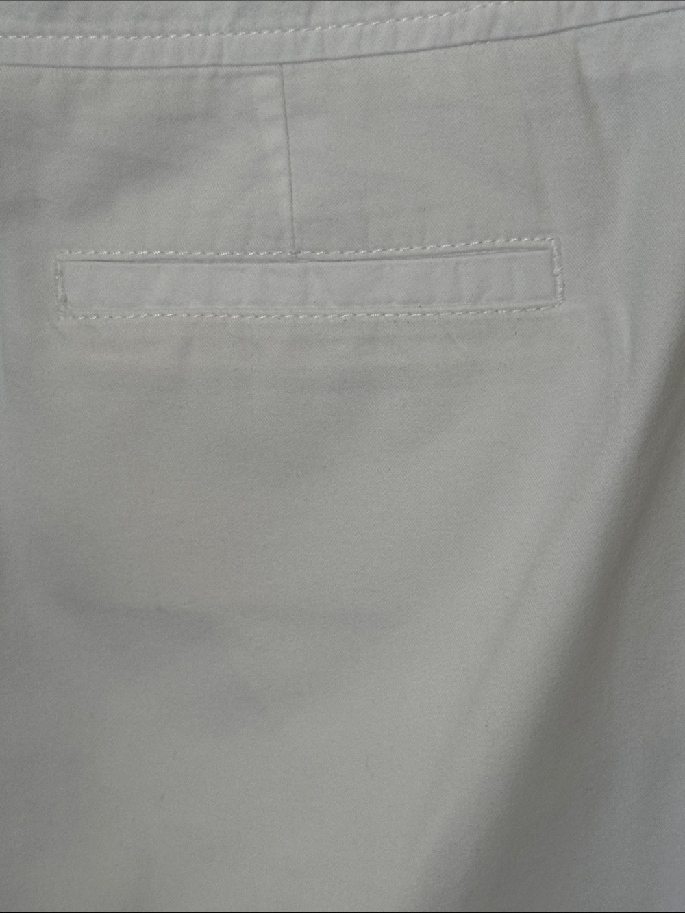 Lilly Pulitzer White Chino Mini Skirt Button Detail Cotton Preppy Size 10 - Picture 8 of 9